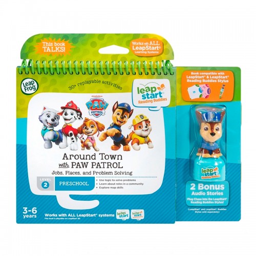 LeapFrog LeapStart Reading Buddies: Around Town with Paw Patrol Book | 3-6 years